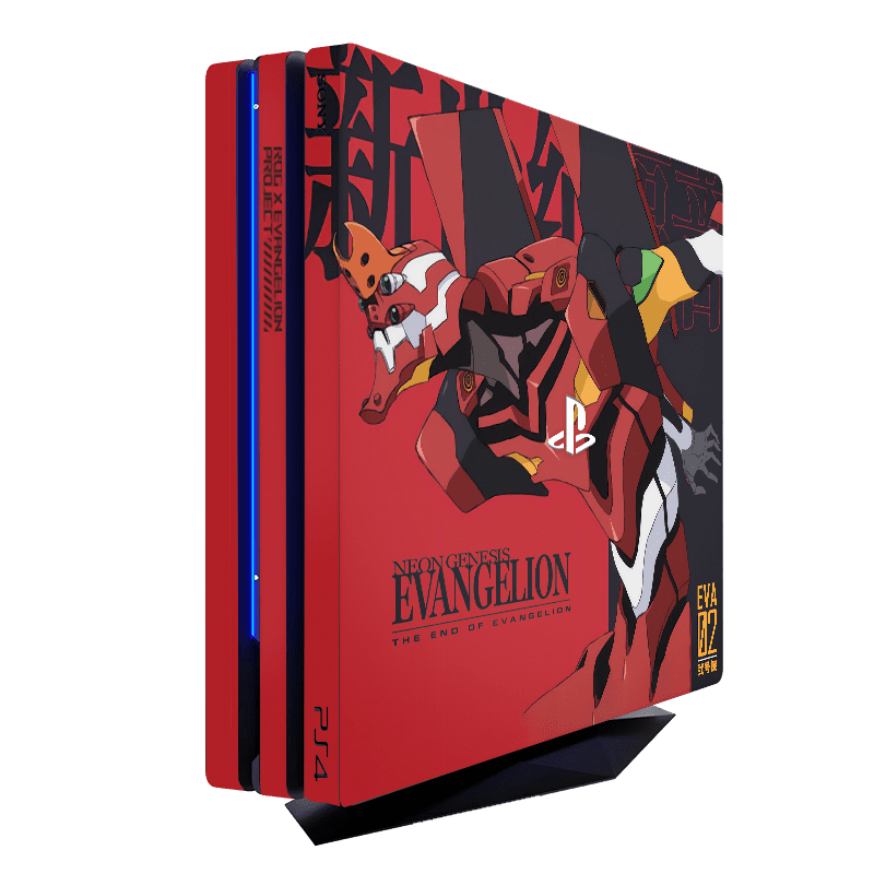 Evangelion Eva-02 PS4 Pro Bundle Skin