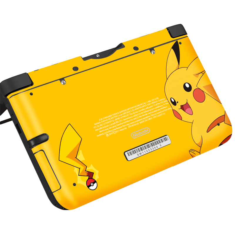 Pokemon Pikachu Skin Nintendo 3Ds XL (2012)