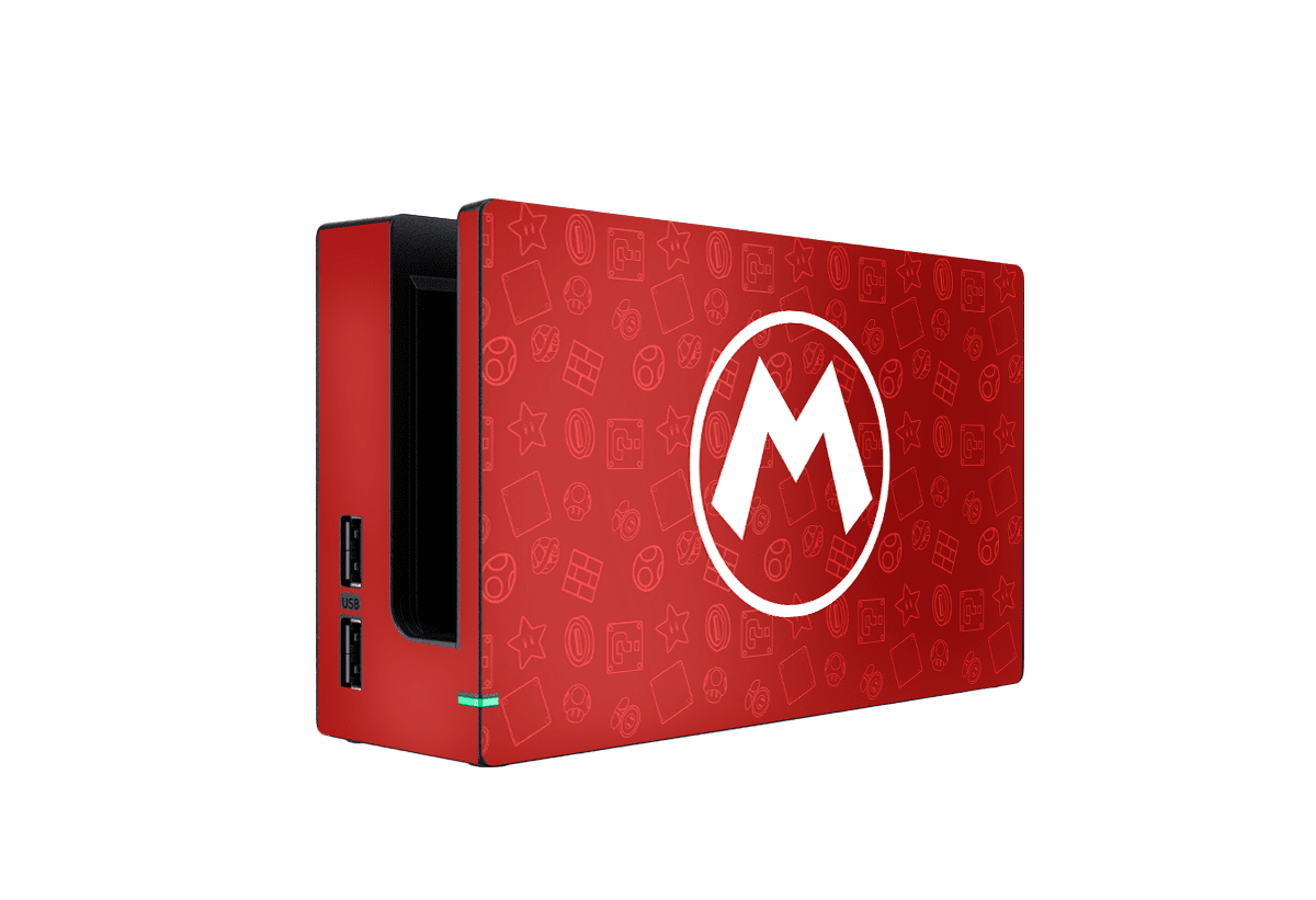 Super Mario Icon Nintendo Switch Skin