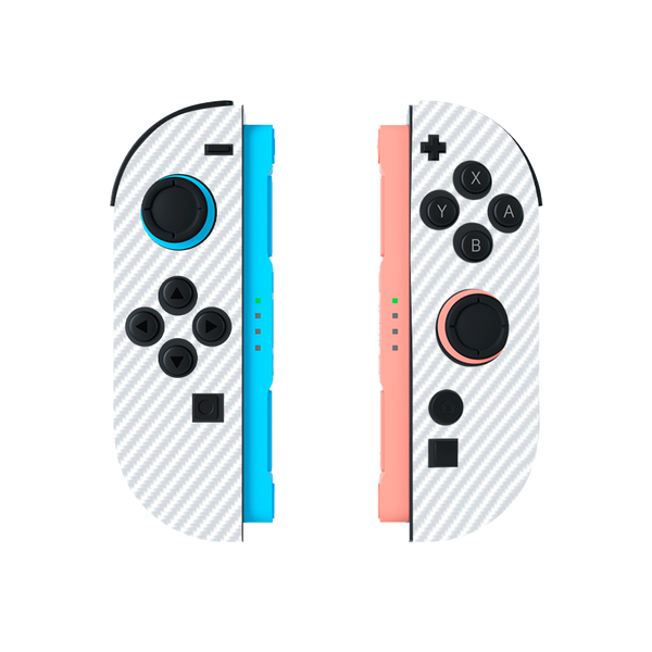 Fibra Carbono Blanco Skin Nintendo Switch 2 (2025)