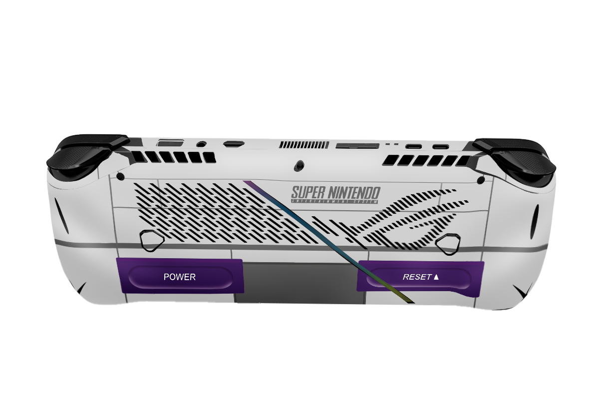 SNES Asus Rog Ally X Handheld Gaming Computer Skin