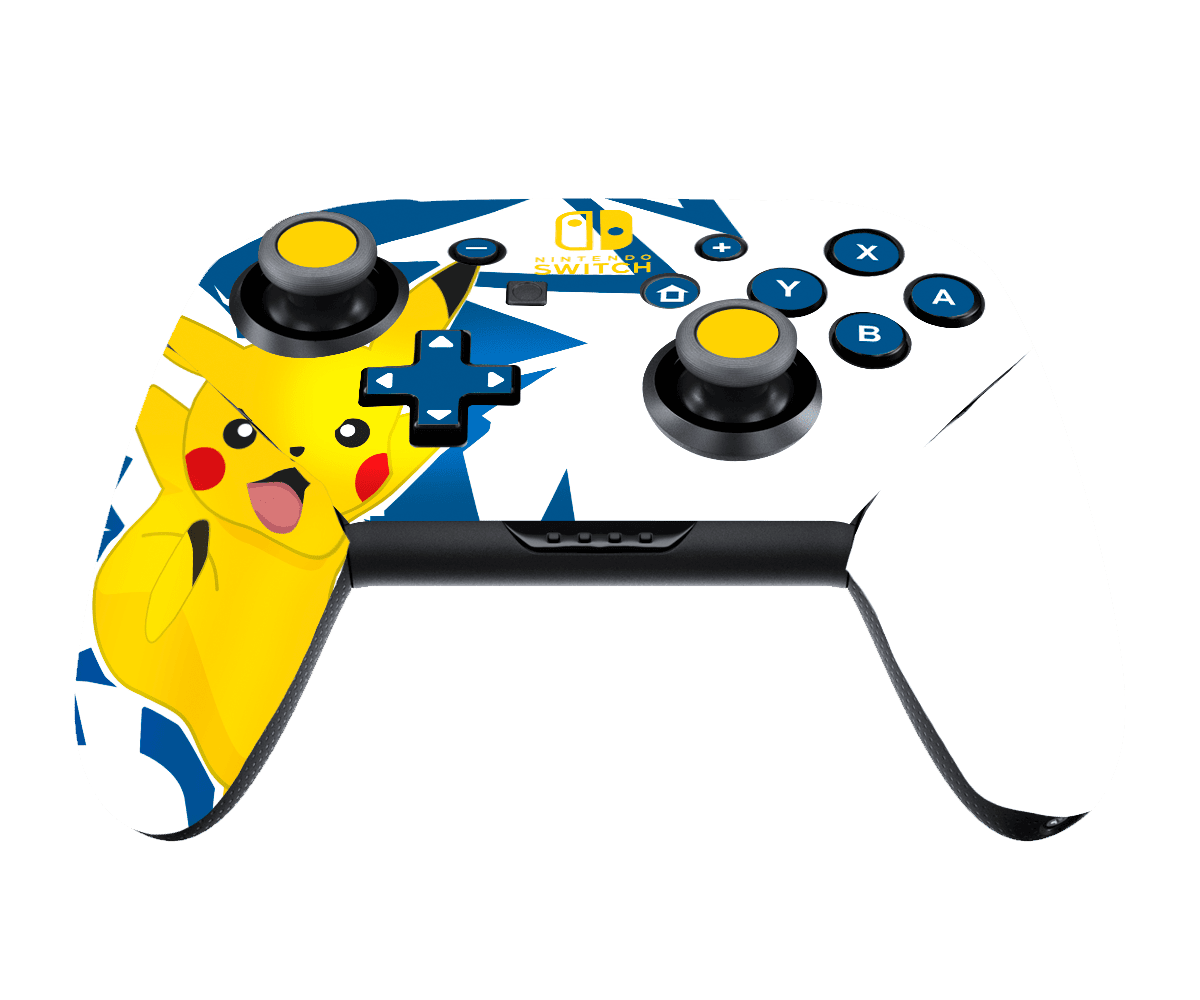 Pokemon Pikachu Skin Nintendo Switch Pro Controller Xonebrand