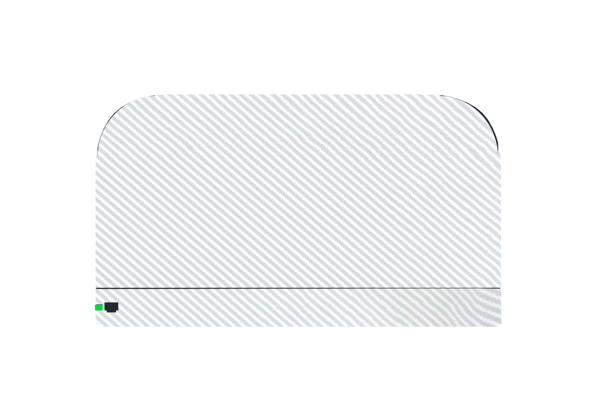 Fibra Carbono Blanco Skin Nintendo Switch 2 (2025)