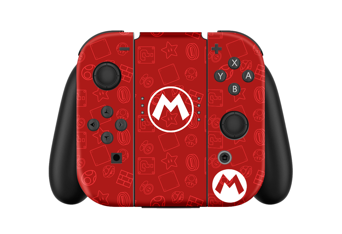 Super Mario Icon Nintendo Switch Skin