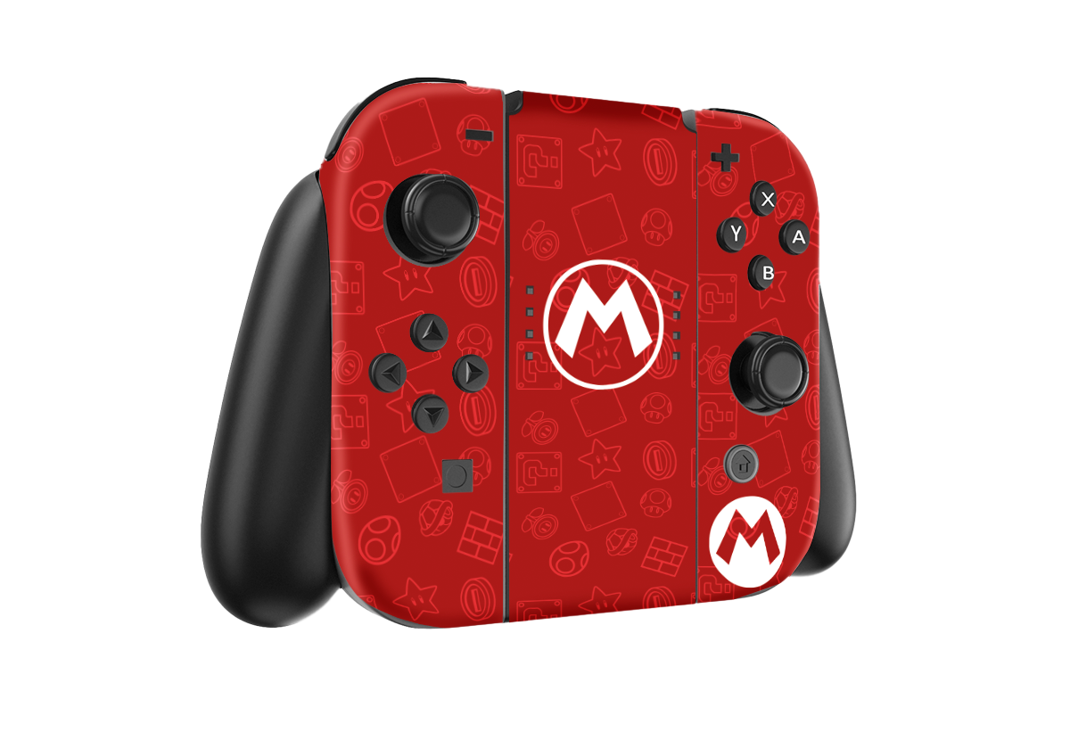 Super Mario Icon Nintendo Switch Skin