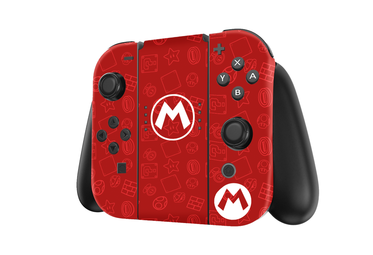 Super Mario Icon Nintendo Switch Skin