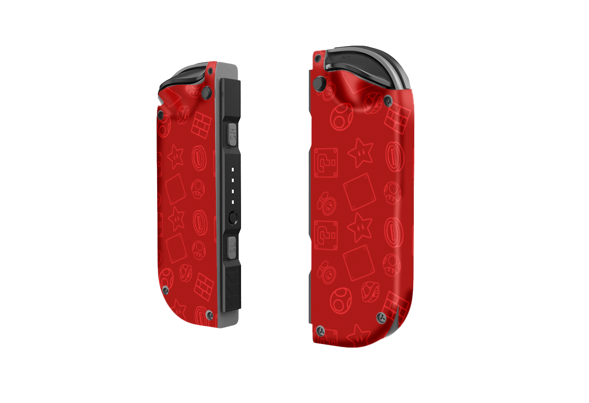 Super Mario Icon Nintendo Switch Skin