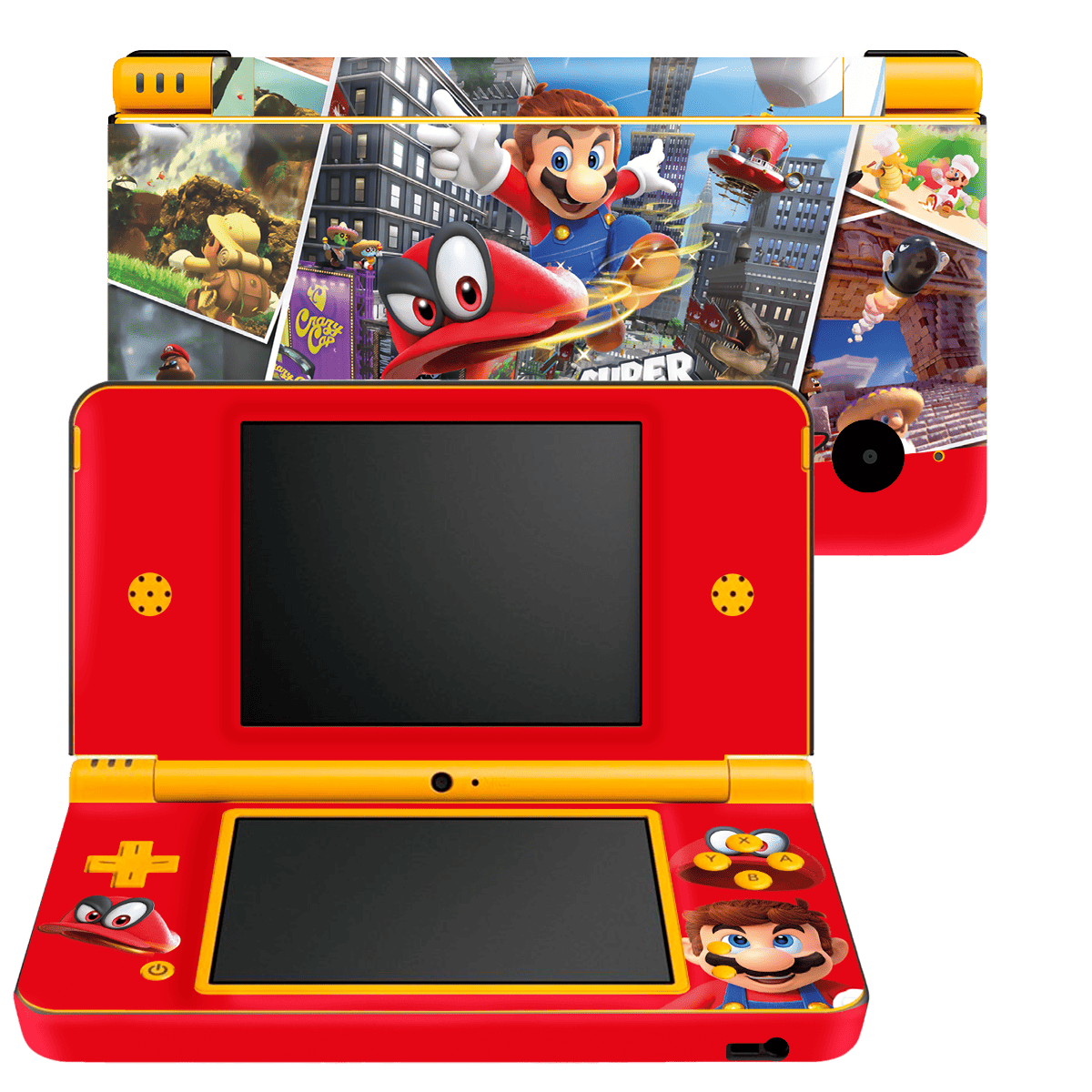 Super Mario Odyssey Nintendo DSI XL 2010 Skin