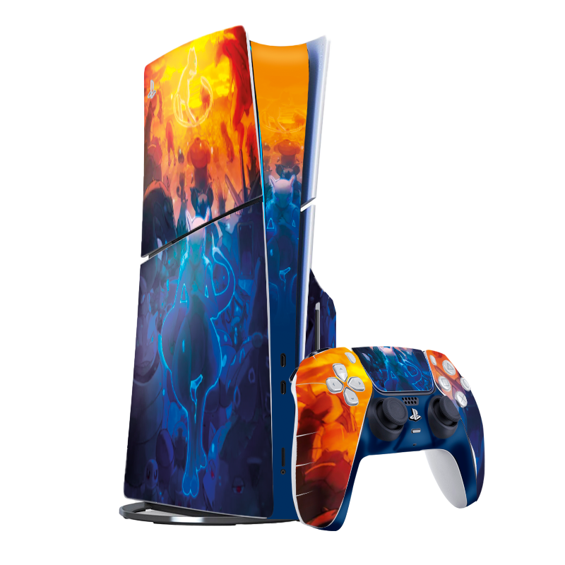 Pokemon Mewtwo Skin Playstation 5 Slim