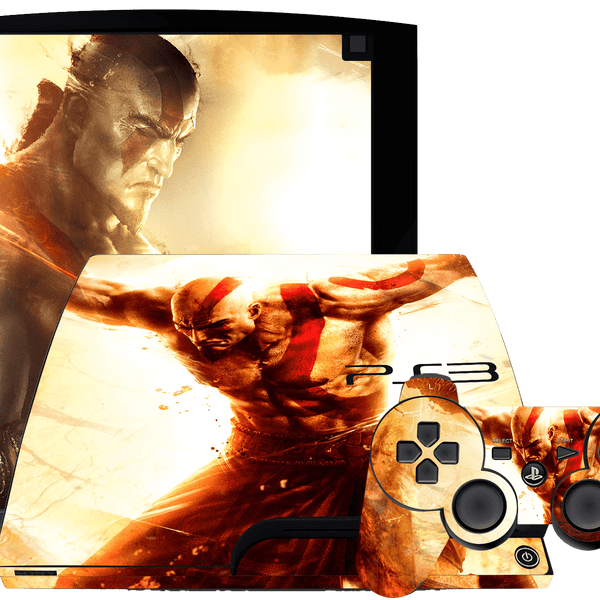 God of War Ascension Skin Playstation 3 Slim