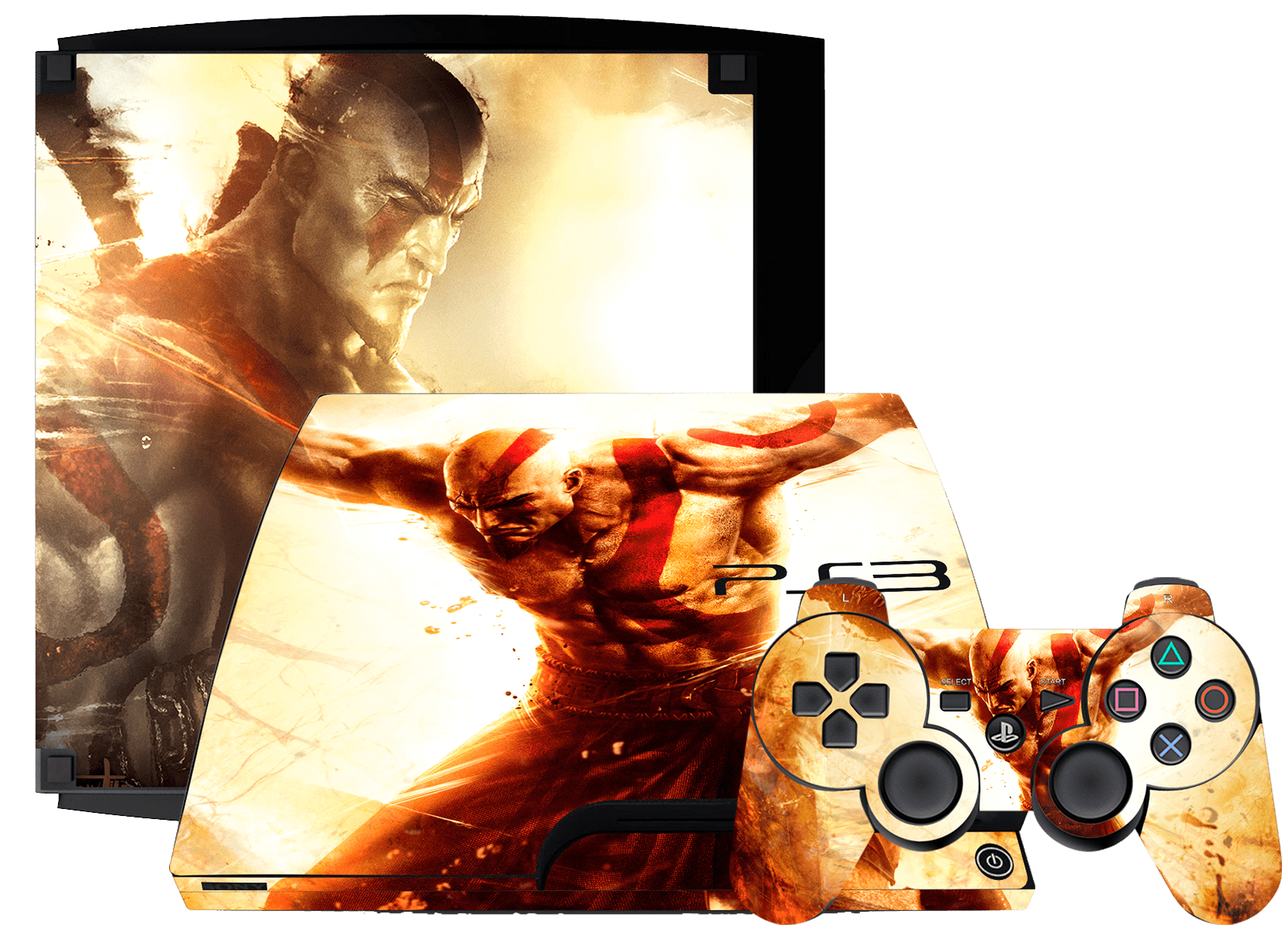 God of War Ascension Skin Playstation 3 Slim