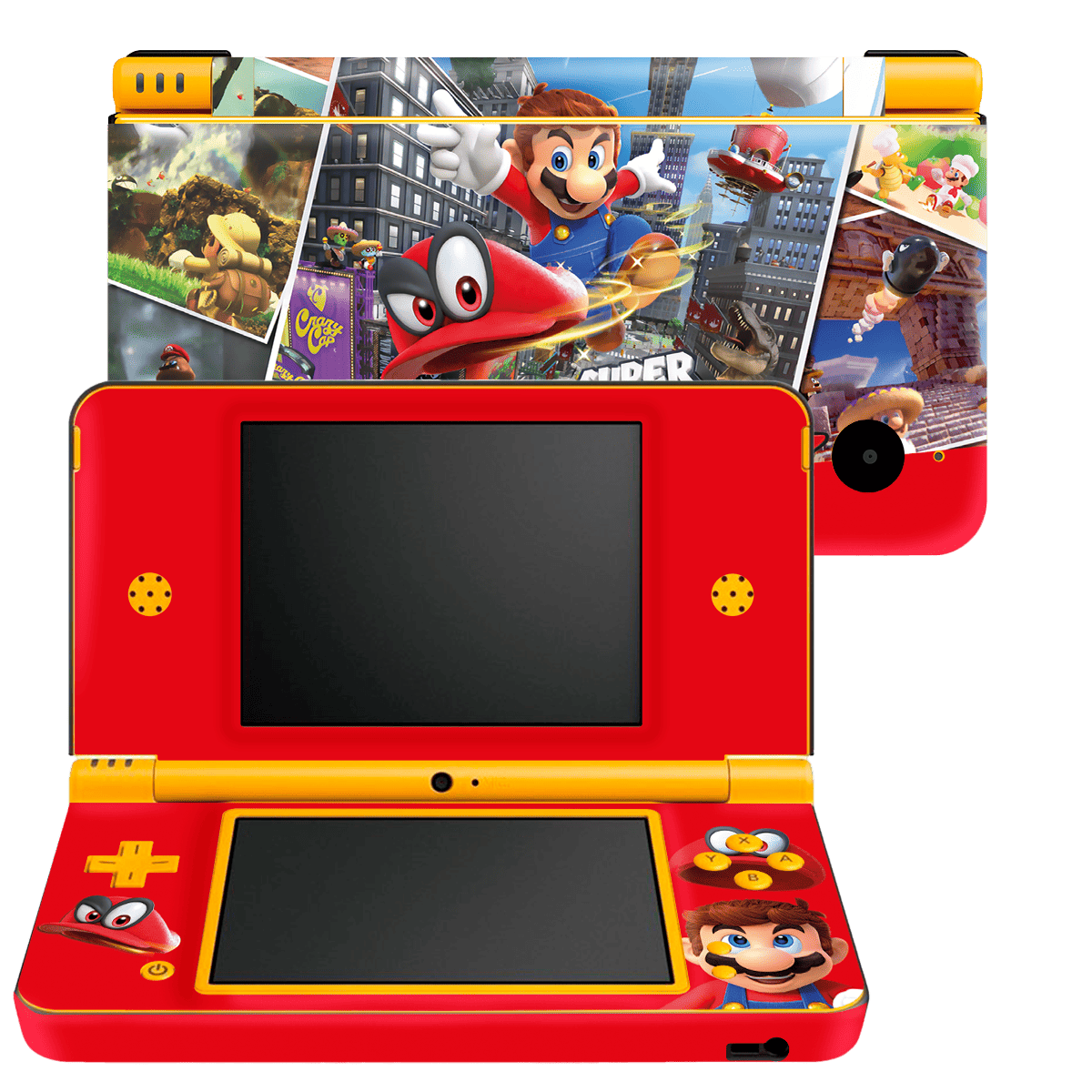 Mario Odyssey Skin Nintendo DSi XL (2009) Xonebrand