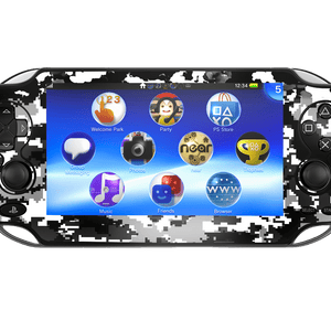 Negro Camuflado PSVITA Fat Bundle Skin