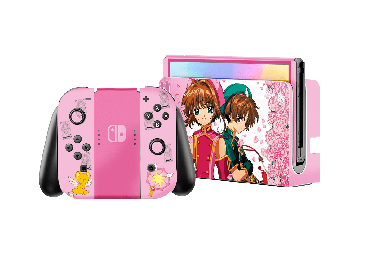 Sakura Card Skin Nintendo Switch OLED (2021) Xonebrand
