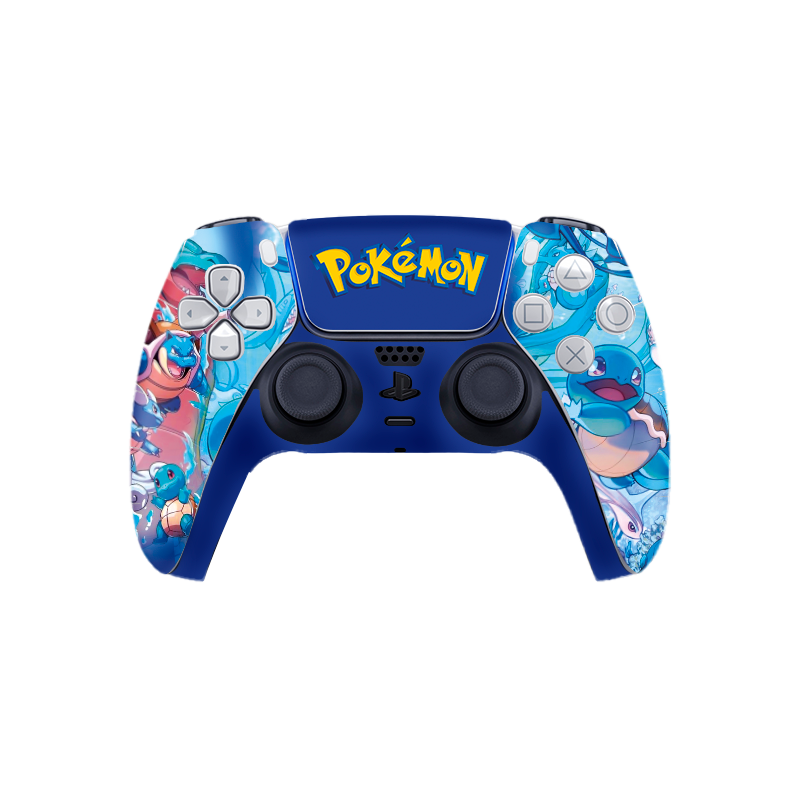 Pokemon Squirtle Skin Playstation 5 DualSense Full Xonebrand