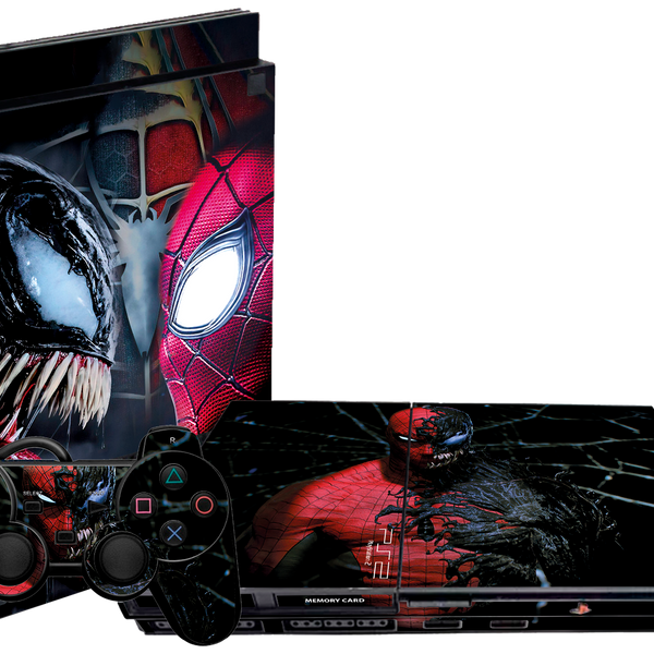 Spiderman vs Venom Skin Playstation 2 Slim