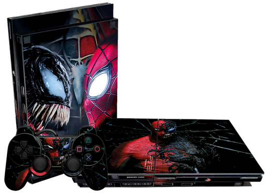Spiderman vs Venom Skin Playstation 2 Slim