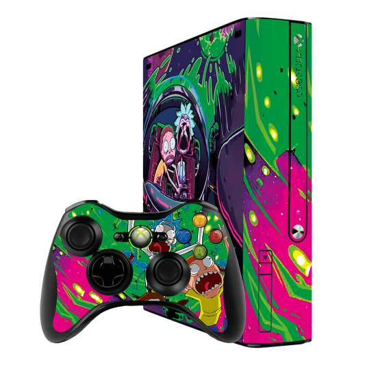 Rick & Morty Xbox 360 E Bundle Skin