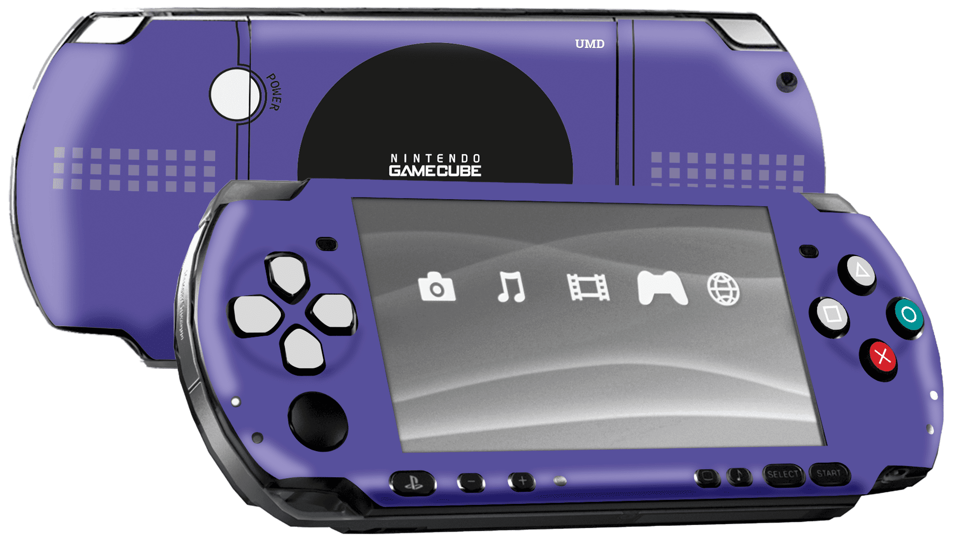 Game Cube Skin Playstation Portable (PSP) Xonebrand