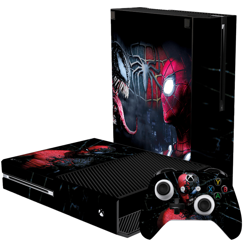 Venom vs Spiderman Skin Xbox One Fat Xonebrand