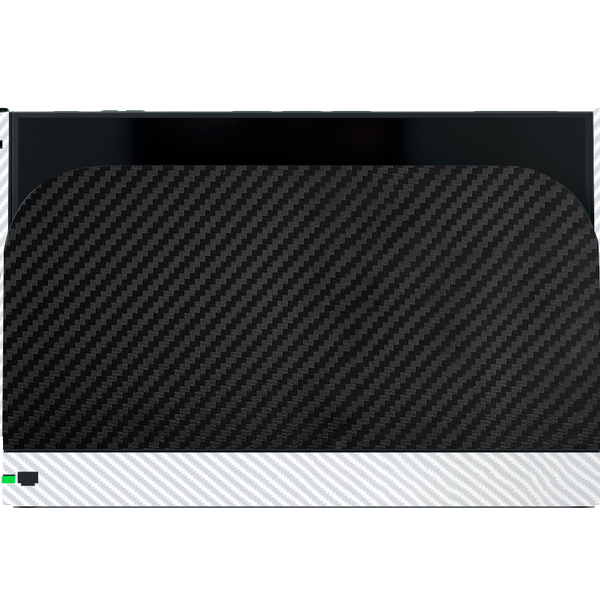 Fibra Carbono Blanco & Negro Skin Nintendo Switch 2 (2025)