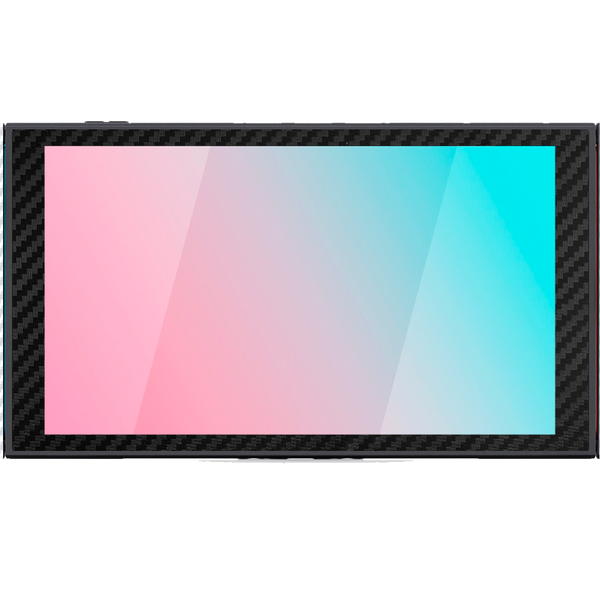 Fibra Carbono Blanco & Negro Skin Nintendo Switch 2 (2025)