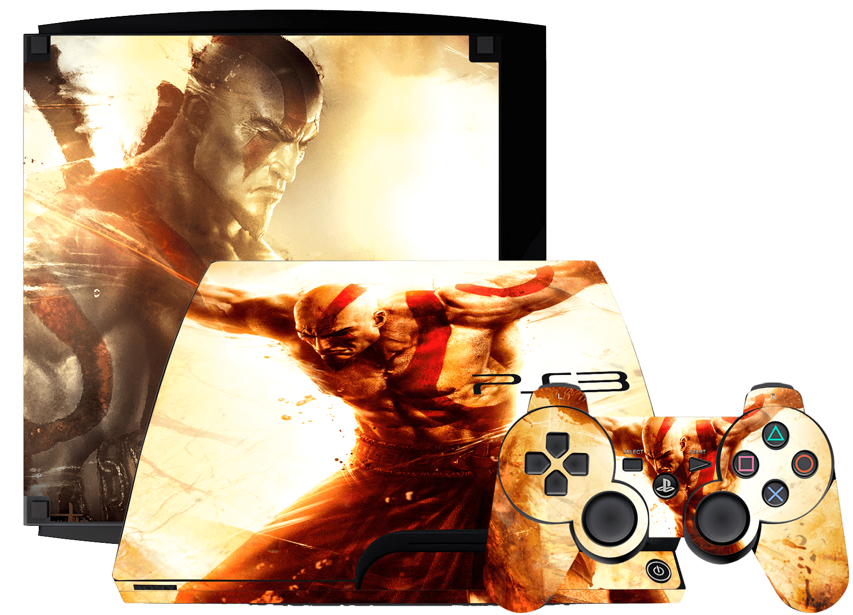 God of War PS3 Slim Bundle Skin