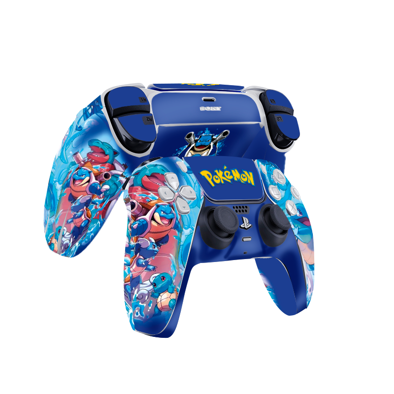 Pokemon Squirtle Skin Playstation 5 DualSense Full Xonebrand