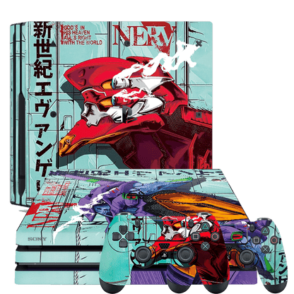 Evangelion PS4 Pro Bundle Skin