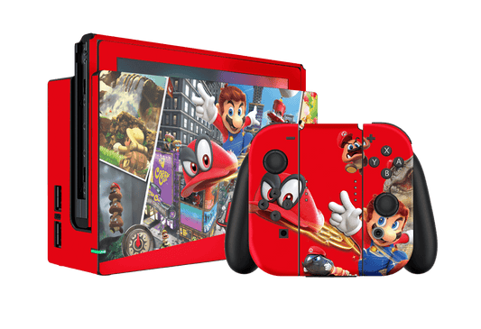 Super Mario Odyssey Nintendo Switch Skin