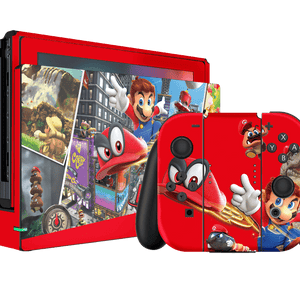 Super Mario Odyssey Nintendo Switch Skin