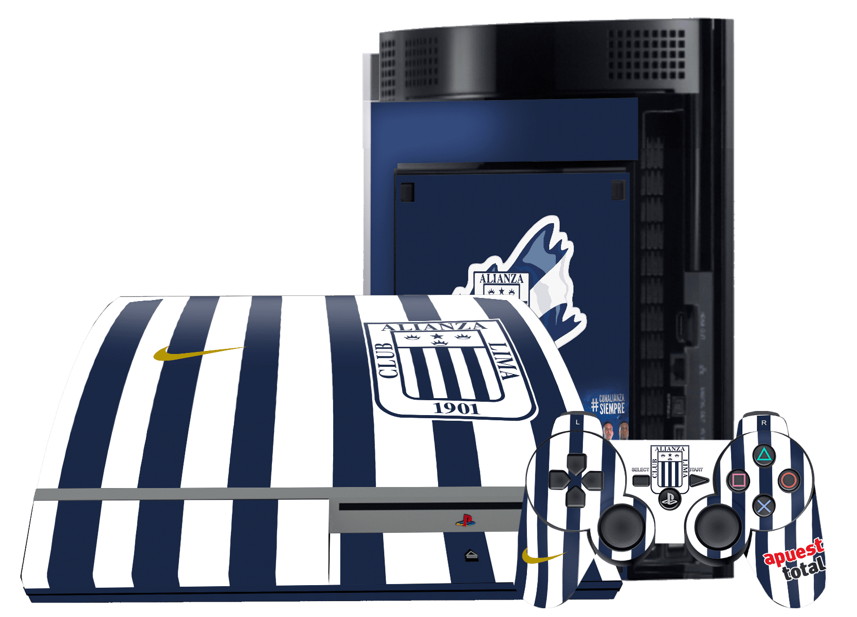 Alianza Lima Skin Playstation 3 Fat Xonebrand