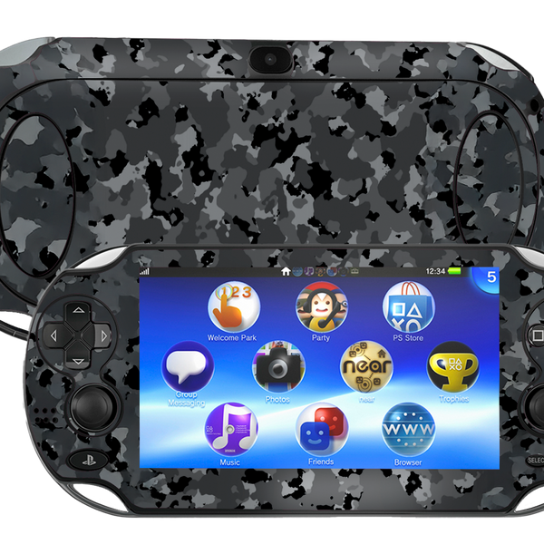 Camuflado Gris Skin Playstation Portable PSVita Fat Xonebrand