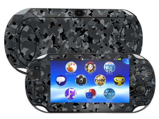 Camuflado Gris Skin Playstation Portable PSVita Fat Xonebrand