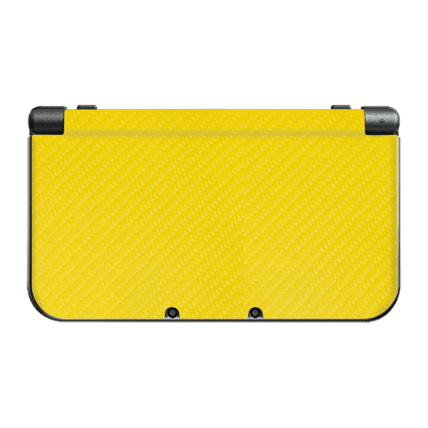 Skin para Nintendo New 3Ds XL edición Fibra Carbono Amarillo – Xonebrand