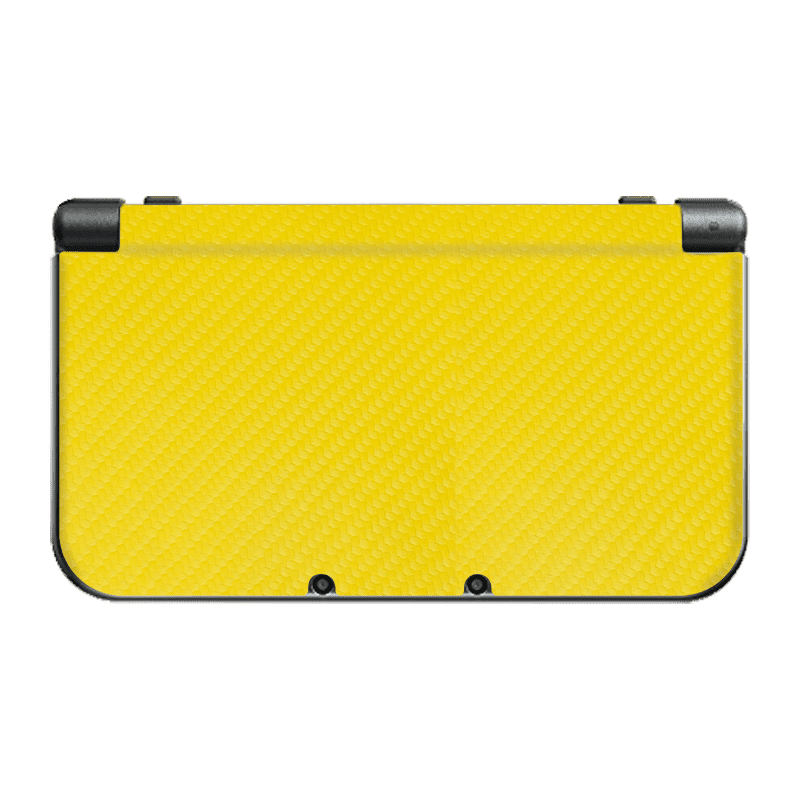 Skin para Nintendo New 3Ds XL edición Fibra Carbono Amarillo – Xonebrand