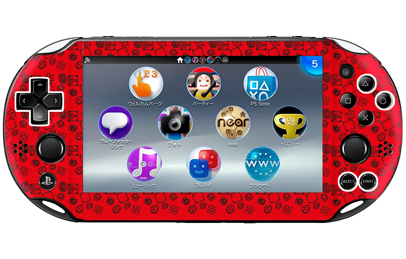 Mario Iconos PSVITA Slim Bundle Skin