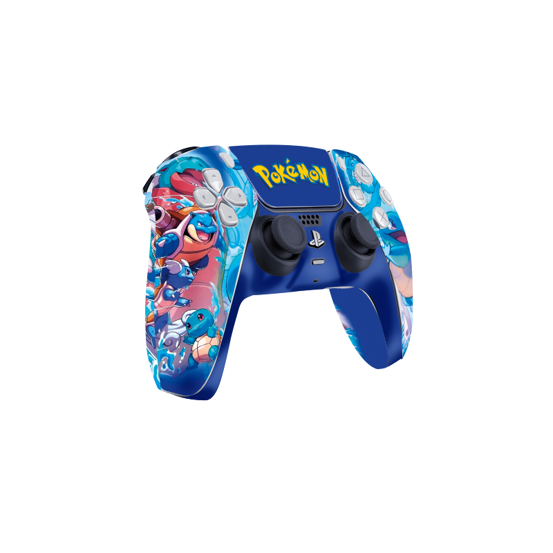 Pokemon Squirtle Skin Playstation 5 DualSense Full Xonebrand