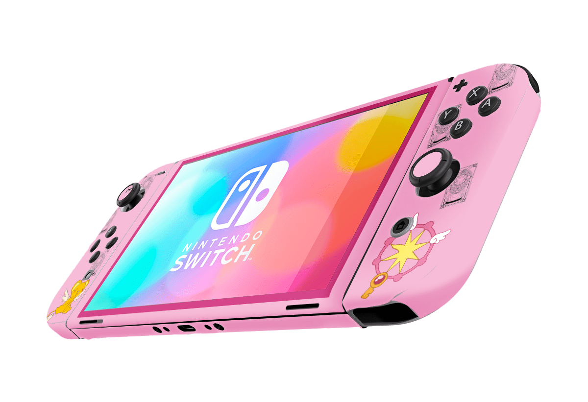 Sakura Card Nintendo Switch Oled (2021) Skin