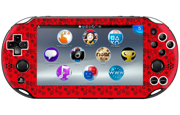 Mario Bros Skin Playstation Portable PSVita Slim