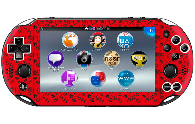 Mario Bros Skin Playstation Portable PSVita Slim Xonebrand