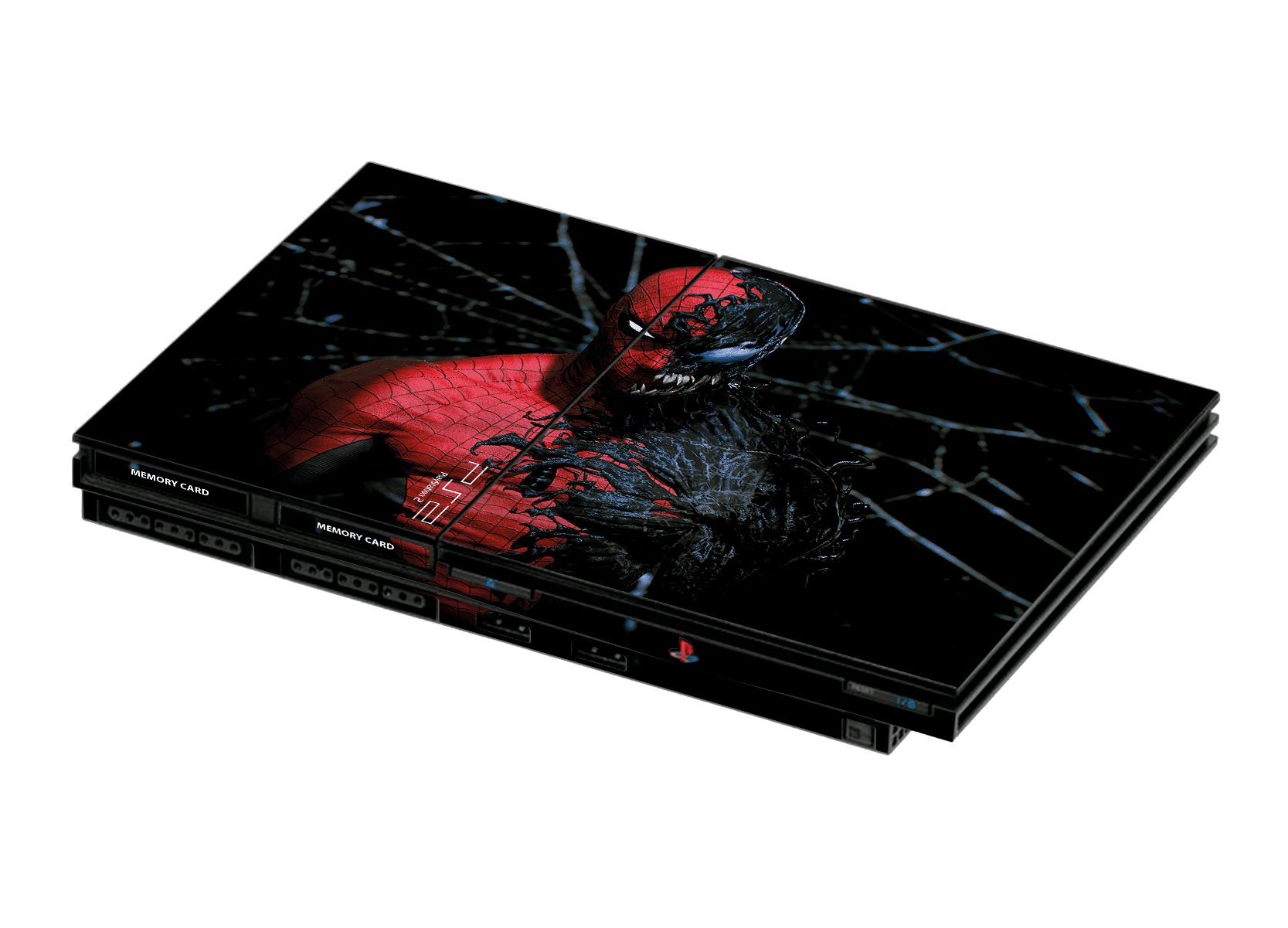 Spiderman vs Venom Skin Playstation 2 Slim
