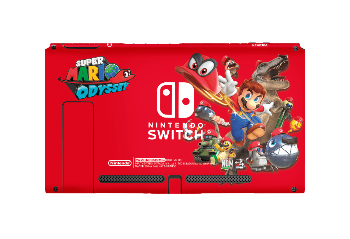 Mario Odyssey Skin Nintendo Switch (2017) Xonebrand