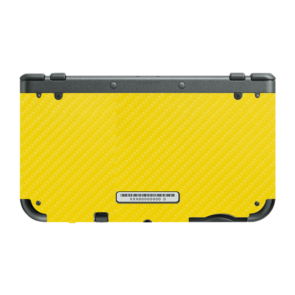 Skin para Nintendo New 3Ds XL edición Fibra Carbono Amarillo – Xonebrand