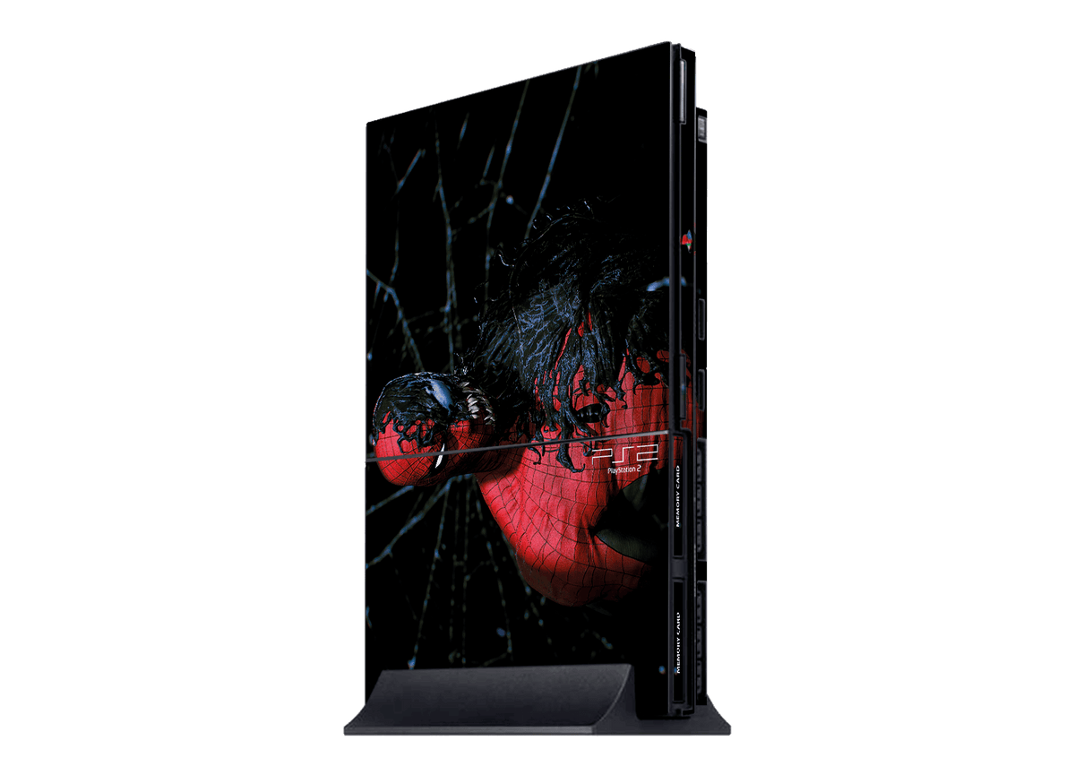 Spiderman vs Venom Skin Playstation 2 Slim Xonebrand