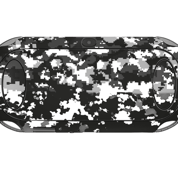 Camouflaged Gray Skin Playstation Portable PSVita Fat