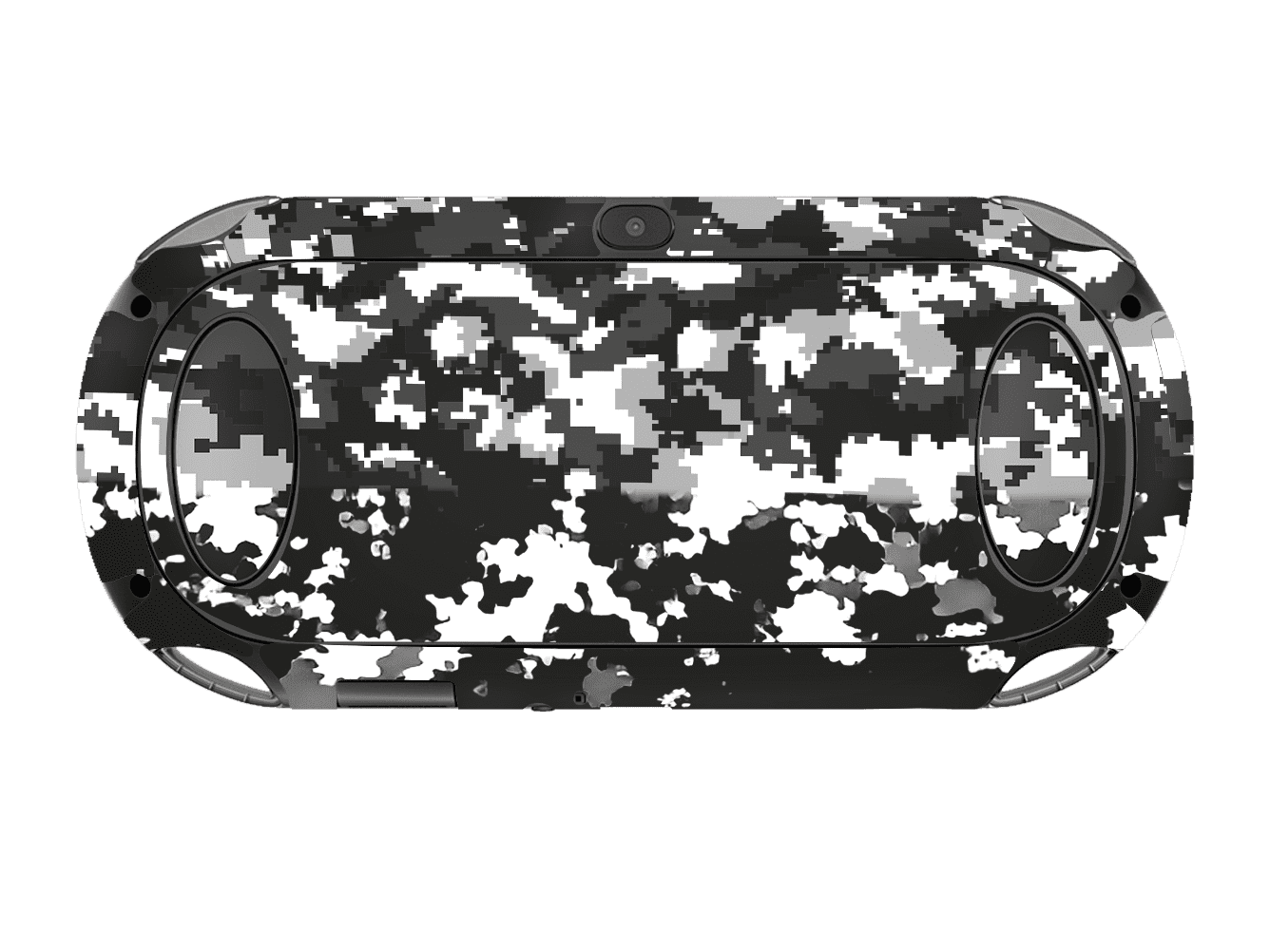 Camouflaged Gray Skin Playstation Portable PSVita Fat