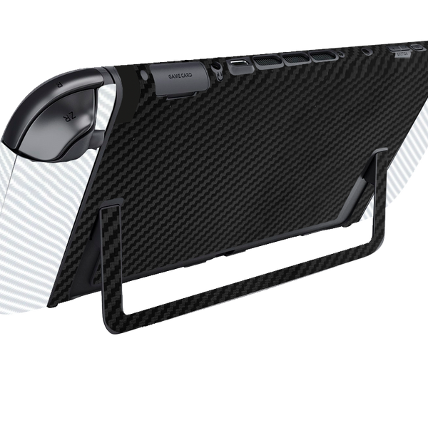 Fibra Carbono Blanco & Negro Skin Nintendo Switch 2 (2025)