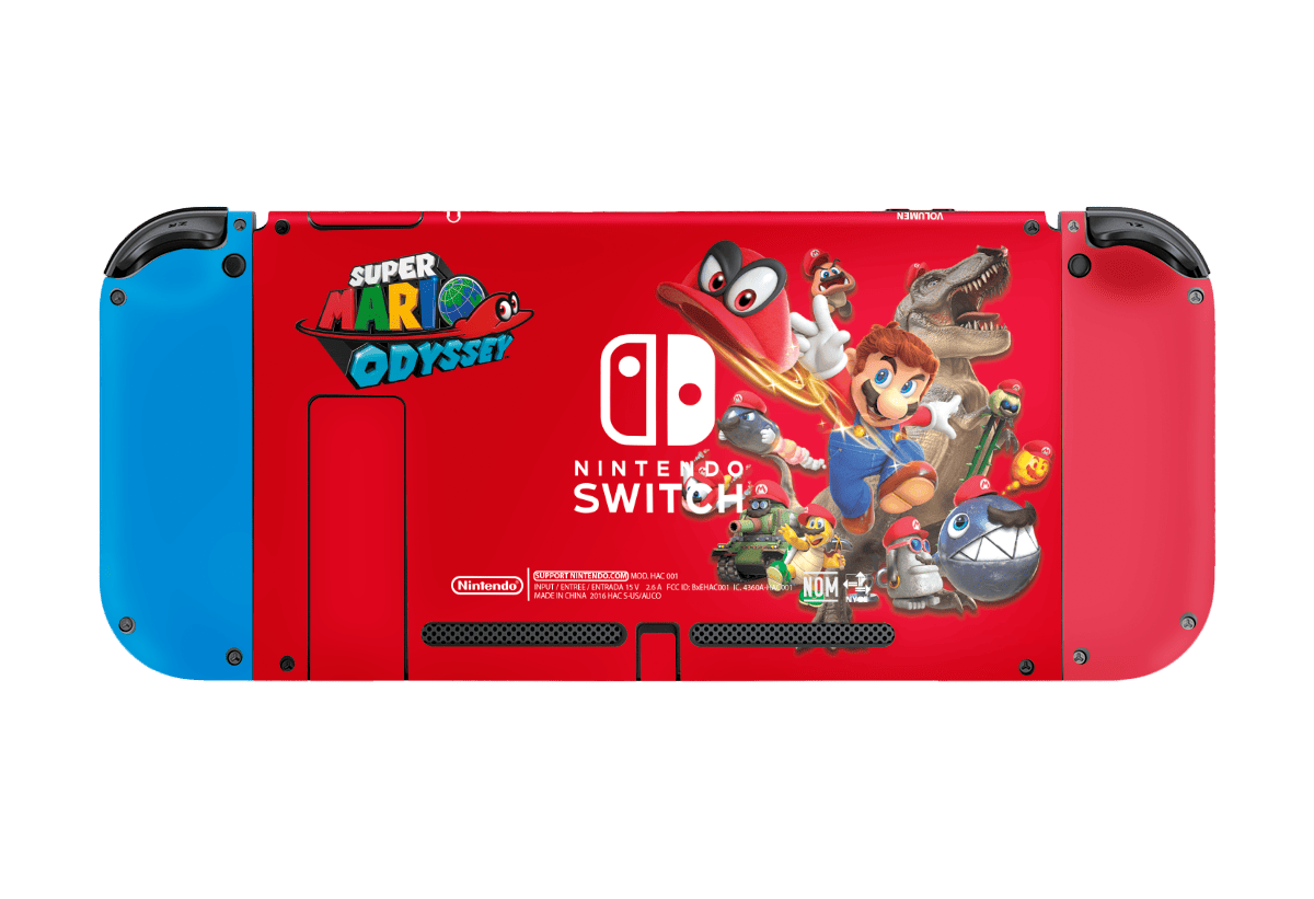 Mario Odyssey Skin Nintendo Switch (2017) Xonebrand