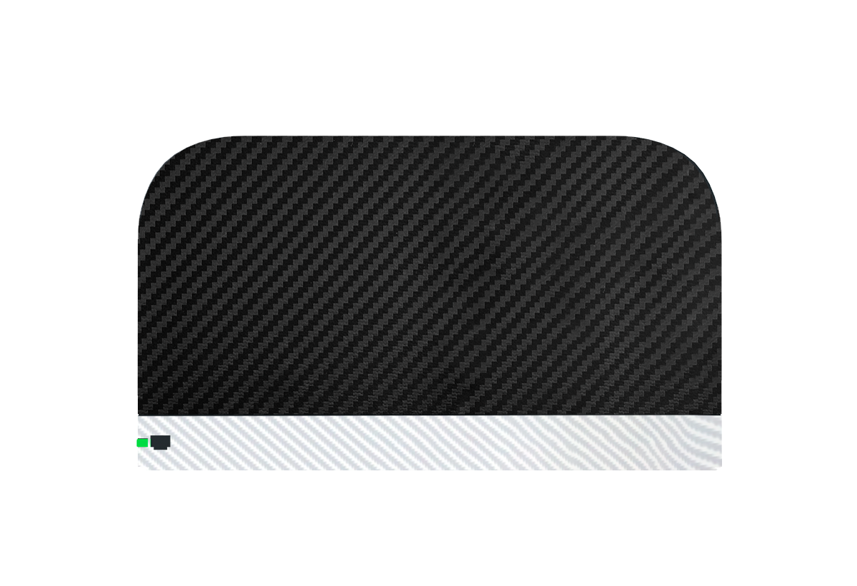 Fibra Carbono Blanco & Negro Skin Nintendo Switch 2 (2025)
